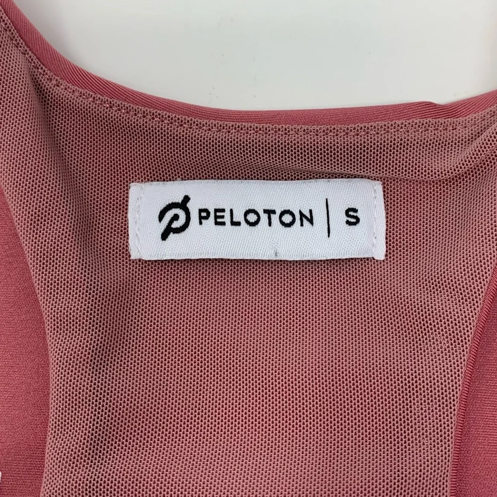 Peloton Mauve Rose Pink High-Neck High Support Performance Sports Bra size S - Picture 8 of 9